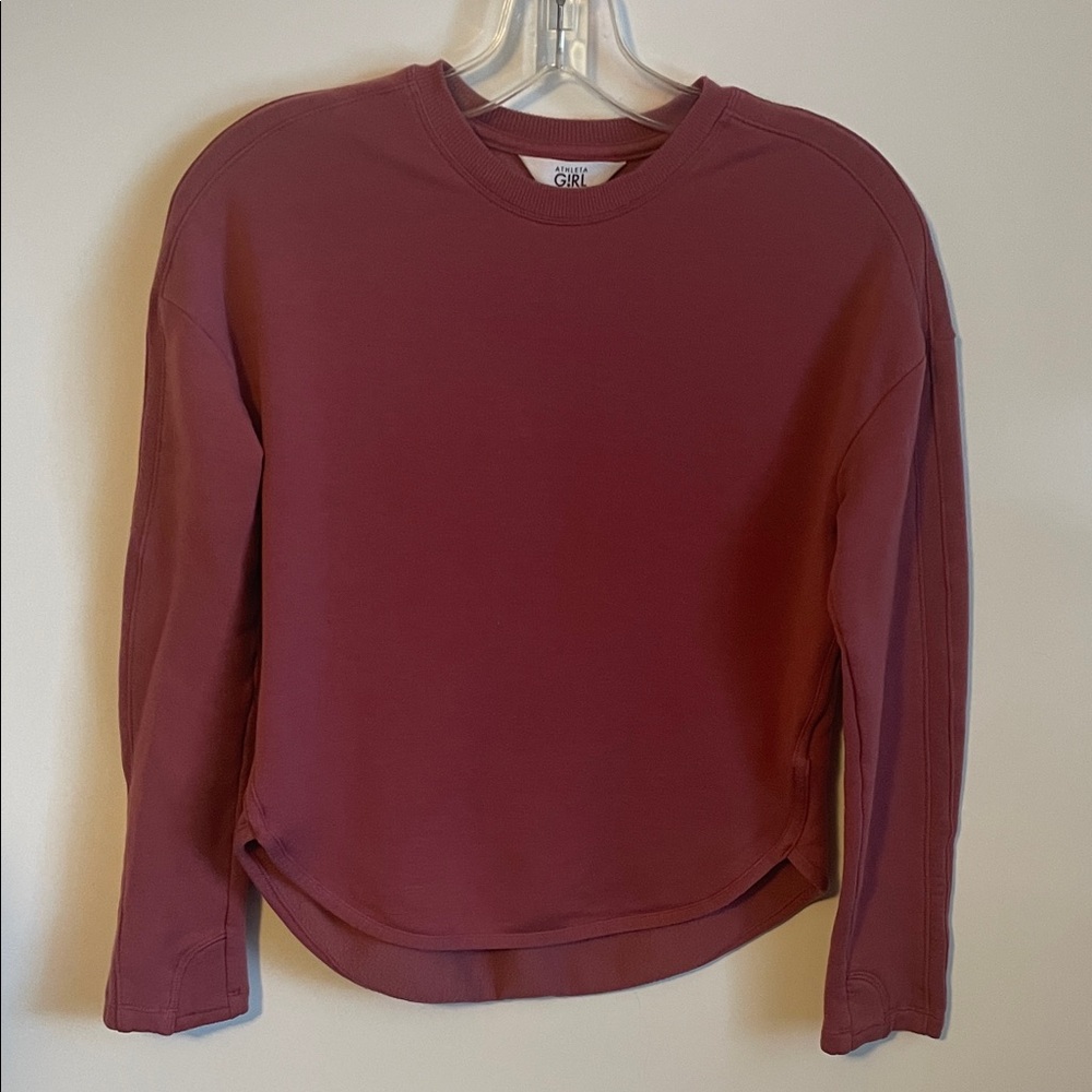 Athleta Girl Pink Sweatshirt Size Large NWOT